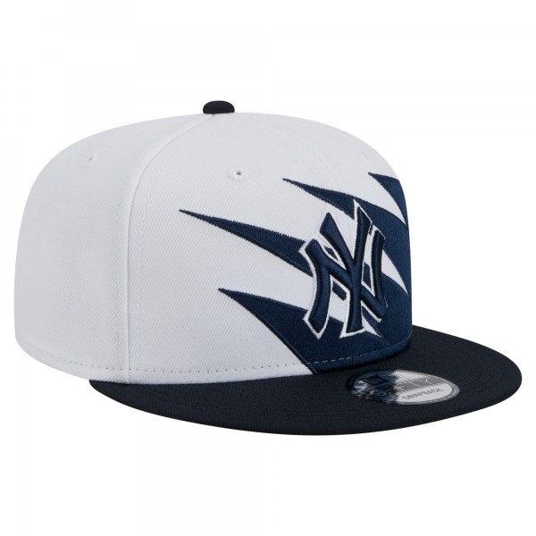 Бейсболка New York Yankees New Era Navy/White Jagged 9FIFTY Snapback