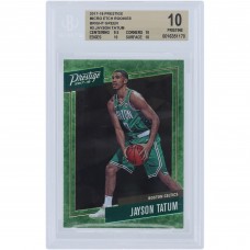 Jayson Tatum Boston Celtics 2017-18 Panini Prestige Bright Green #3 BGS Authenticated 10 Rookie Card - 9.5,10,10,10 Subgrades