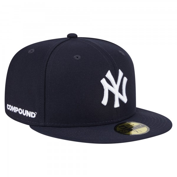 Бейсболка New York Yankees x COMPOUND New Era Navy 59FIFTY