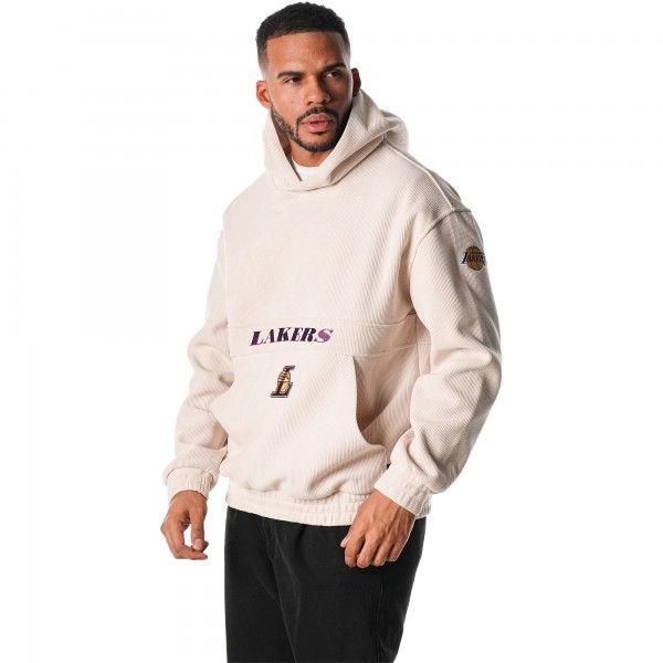 Толстовка Los Angeles Lakers The Wild Collective Unisex Corduroy Tri-Blend - Cream