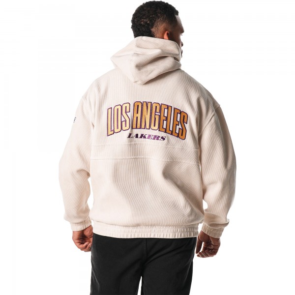 Толстовка Los Angeles Lakers The Wild Collective Unisex Corduroy Tri-Blend - Cream
