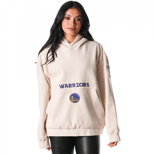 Толстовка Golden State Warriors The Wild Collective Unisex Corduroy Tri-Blend - Cream