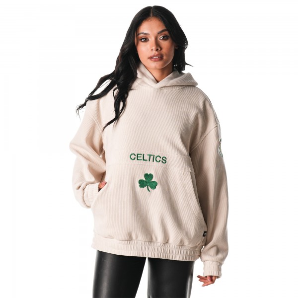 Толстовка Boston Celtics The Wild Collective Unisex Corduroy Tri-Blend - Cream