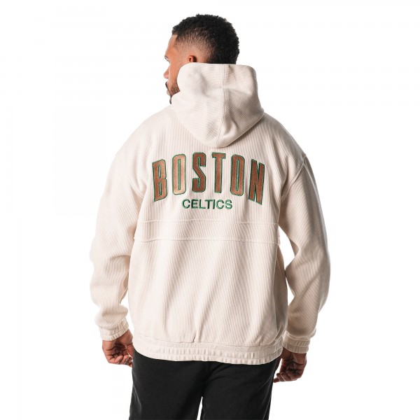 Толстовка Boston Celtics The Wild Collective Unisex Corduroy Tri-Blend - Cream