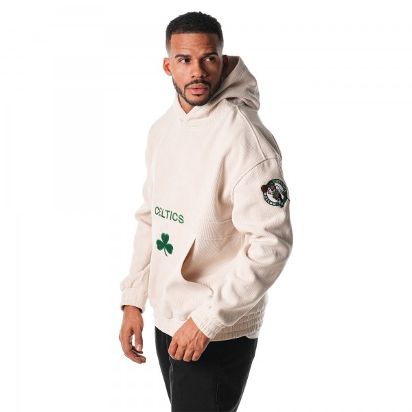 Толстовка Boston Celtics The Wild Collective Unisex Corduroy Tri-Blend - Cream