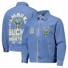 Джинсовая куртка Milwaukee Bucks The Wild Collective Unisex Coaches - Blue