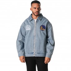 Джинсовая куртка Golden State Warriors The Wild Collective Unisex Coaches - Blue