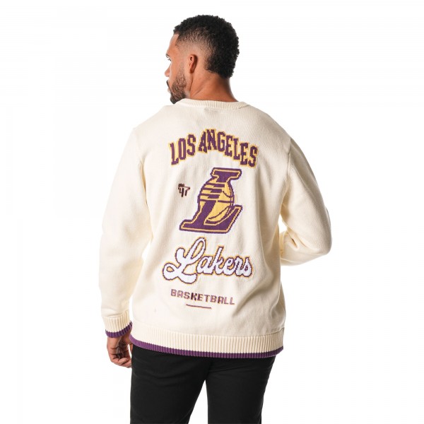 Свитер Los Angeles Lakers The Wild Collective Unisex Jacquard Knit - Cream