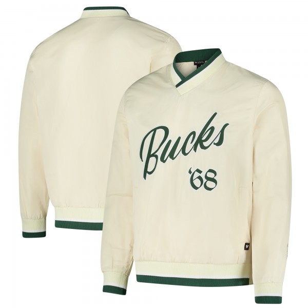 Ветровка Milwaukee Bucks The Wild Collective Unisex Applique - Cream