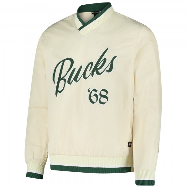 Ветровка Milwaukee Bucks The Wild Collective Unisex Applique - Cream