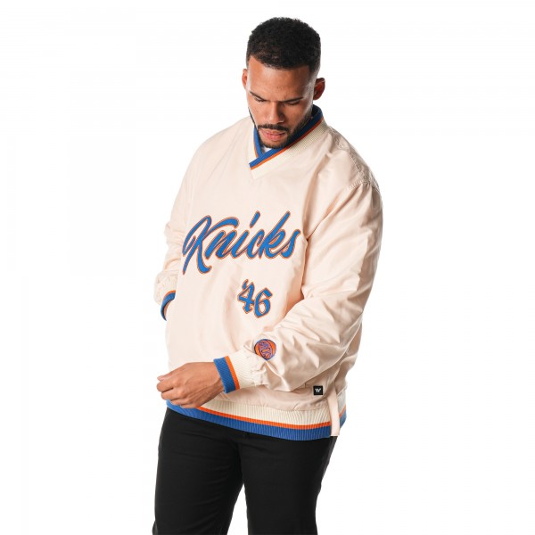 Ветровка New York Knicks The Wild Collective Unisex Applique - Cream
