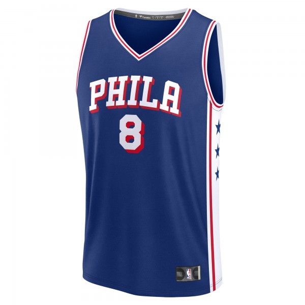 Подростковая Philadelphia 76ers Paul George Fanatics Royal Fast Break Replica Player Jersey - Icon Edition
