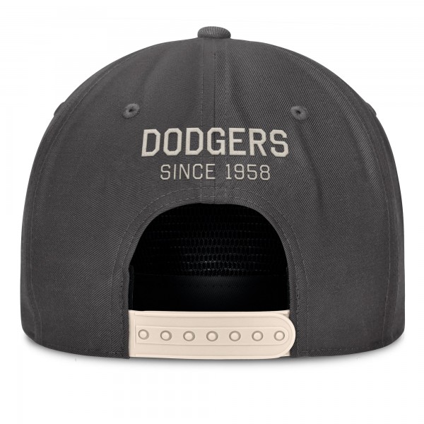 Бейсболка Los Angeles Dodgers Fanatics Charcoal Closer