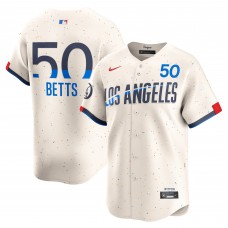 Джерси Los Angeles Dodgers Mookie Betts Nike Cream City Connect Limited Player