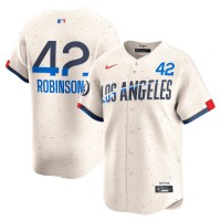 Джерси Los Angeles Dodgers Jackie Robinson Nike Cream City Connect Limited Player