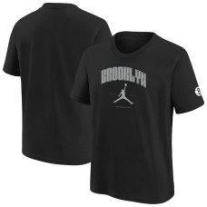 Детская футболка Brooklyn Nets Jordan Brand Black Essential Cities