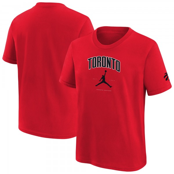 Подростковая Toronto Raptors Jordan Brand Red Essential Cities T-Shirt