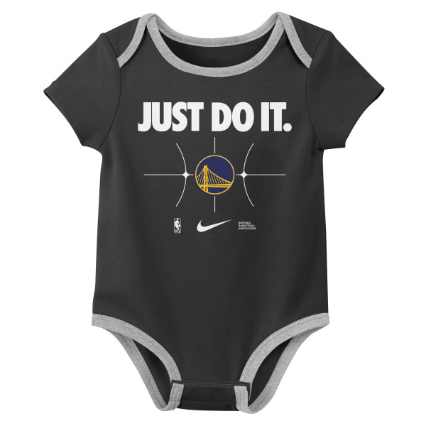 для малыша Golden State Warriors Nike Royal/Black Just Do It Two-Pack Bodysuit Set