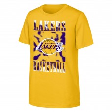 Футболка Подростковая Los Angeles Lakers Gold Garage Hero