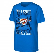 Футболка Youth Oklahoma City Thunder Blue Garage Hero