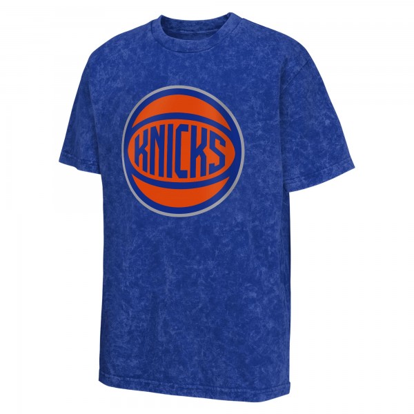Подростковая New York Knicks Blue Rugged Defense T-Shirt