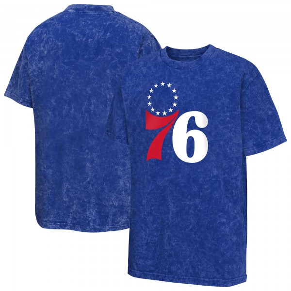Подростковая Philadelphia 76ers Royal Rugged Defense T-Shirt