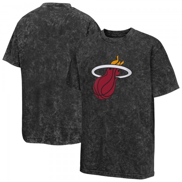 Футболка Youth Miami Heat Black Rugged Defense