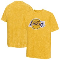 Футболка Подростковая Los Angeles Lakers Gold Rugged Defense