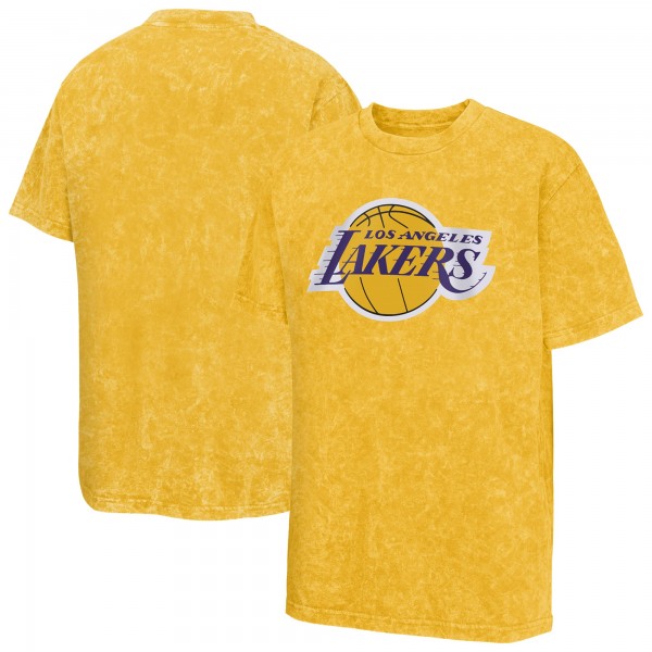 Футболка Подростковая Los Angeles Lakers Gold Rugged Defense