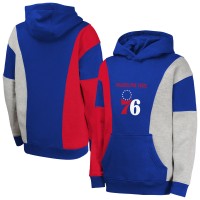 Подростковая Philadelphia 76ers Blue Ace In the Hole Pullover Hoodie