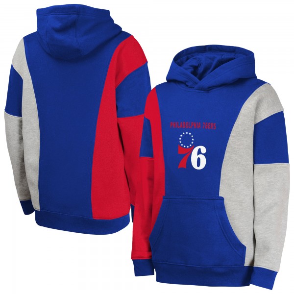 Подростковая Philadelphia 76ers Blue Ace In the Hole Pullover Hoodie
