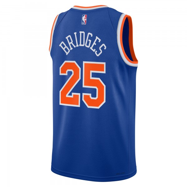 Подростковая New York Knicks Mikal Bridges Nike Blue Swingman Jersey - Icon Edition