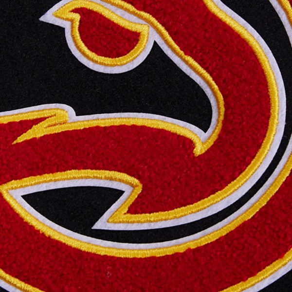 Бомбер на молнии Atlanta Hawks Pro Standard Retro Classic Varsity - Black