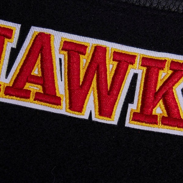 Бомбер на молнии Atlanta Hawks Pro Standard Retro Classic Varsity - Black