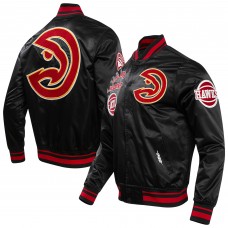 Бомбер Atlanta Hawks Pro Standard  Retro Classic Satin - Black