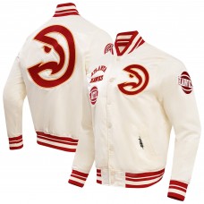 Бомбер Atlanta Hawks Pro Standard  Retro Classic Satin - Cream