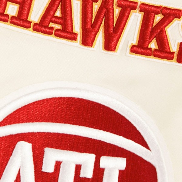 Бомбер Atlanta Hawks Pro Standard  Retro Classic Satin - Cream