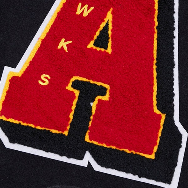 Бомбер на молнии Atlanta Hawks Pro Standard Mash Up Varsity - Black