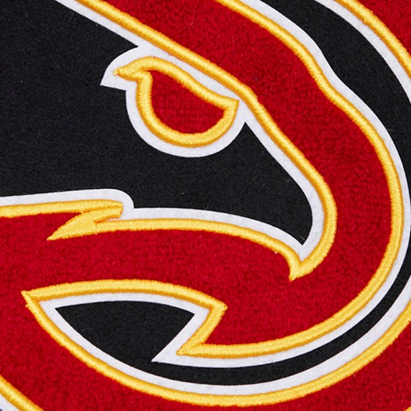 Бомбер на молнии Atlanta Hawks Pro Standard Mash Up Varsity - Black