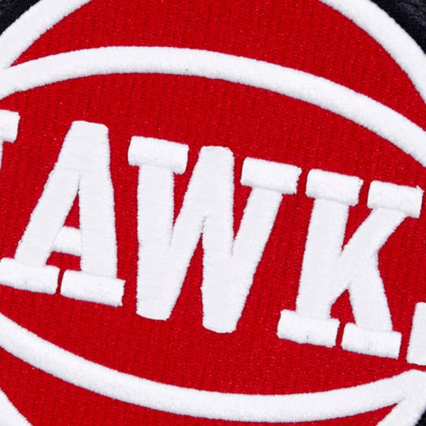 Бомбер на молнии Atlanta Hawks Pro Standard Mash Up Varsity - Black