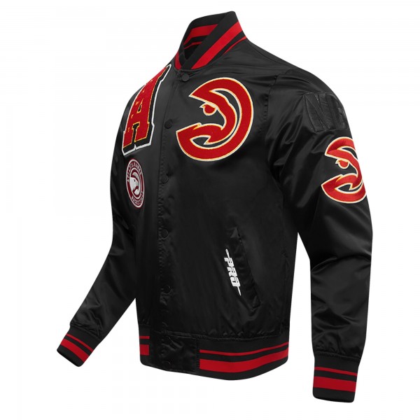 Бомбер Atlanta Hawks Pro Standard Mash Up Satin - Black