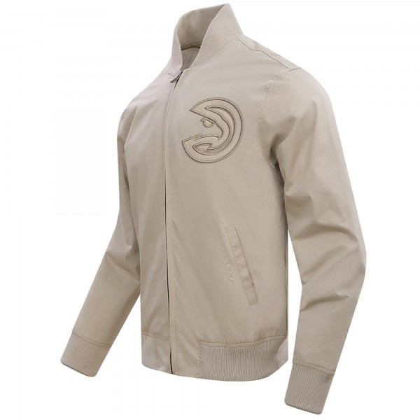 Кофта на молнии Atlanta Hawks Pro Standard Neutral Twill - Tan