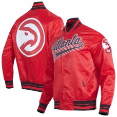 Бомбер Atlanta Hawks Pro Standard Script Tail Satin - Red