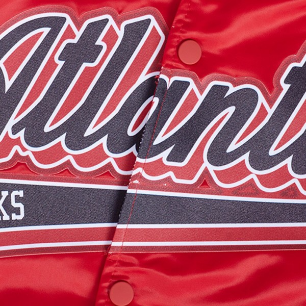 Бомбер Atlanta Hawks Pro Standard Script Tail Satin - Red
