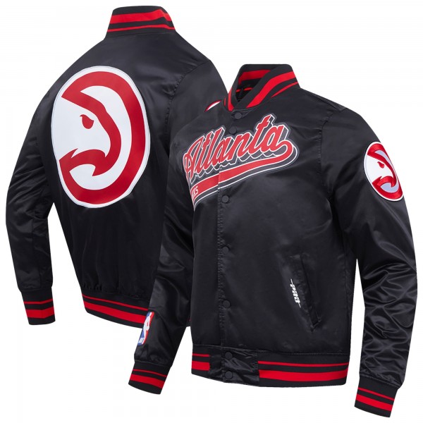 Бомбер Atlanta Hawks Pro Standard Script Tail Satin - Black