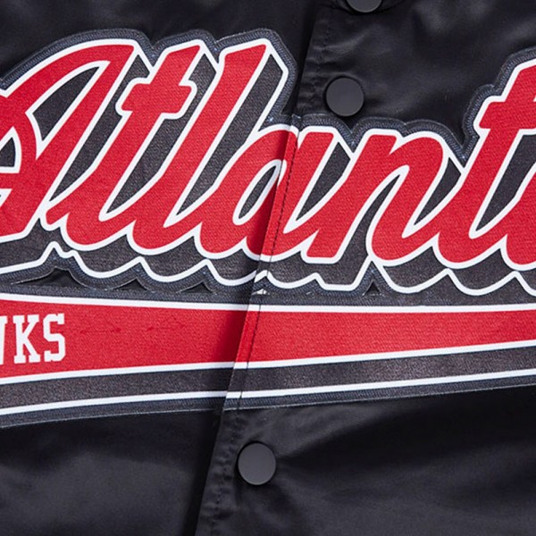 Бомбер Atlanta Hawks Pro Standard Script Tail Satin - Black