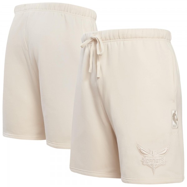 Charlotte Hornets Pro Standard Neutral Shorts - Cream