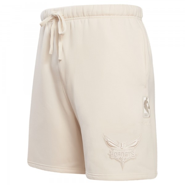 Charlotte Hornets Pro Standard Neutral Shorts - Cream