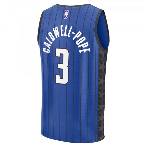 Подростковая Orlando Magic Kentavious Caldwell-Pope Fanatics Blue Fast Break Player Jersey - Statement Edition