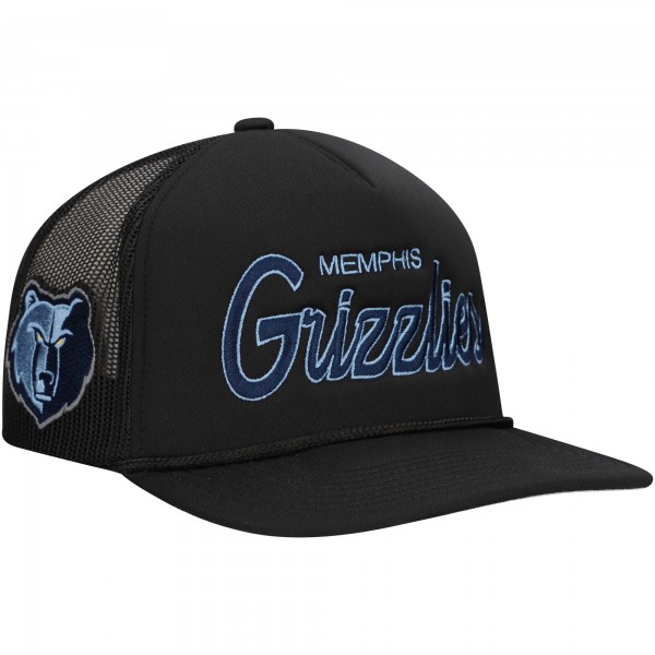 Бейсболка Memphis Grizzlies Mitchell & Ness Script Trucker - Black